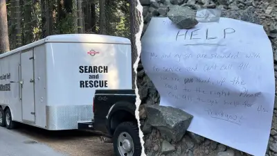 Lost mother's handwritten notes save her and 9-year-old son stranded in remote California wilderness
