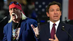 Heckler hijacks Florida governor's Hulk Hogan tribute with profane tirade against 'Alligator Alcatraz'